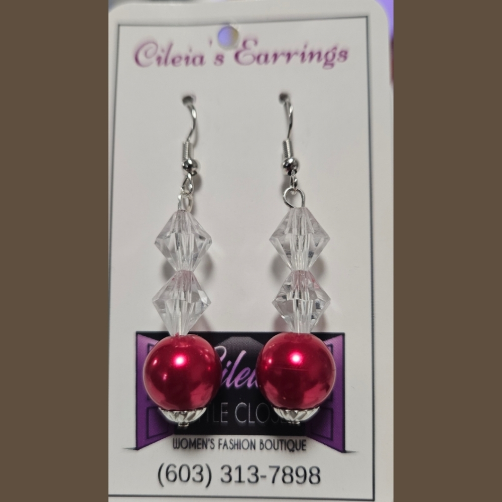Dangling Earrings, Beaded